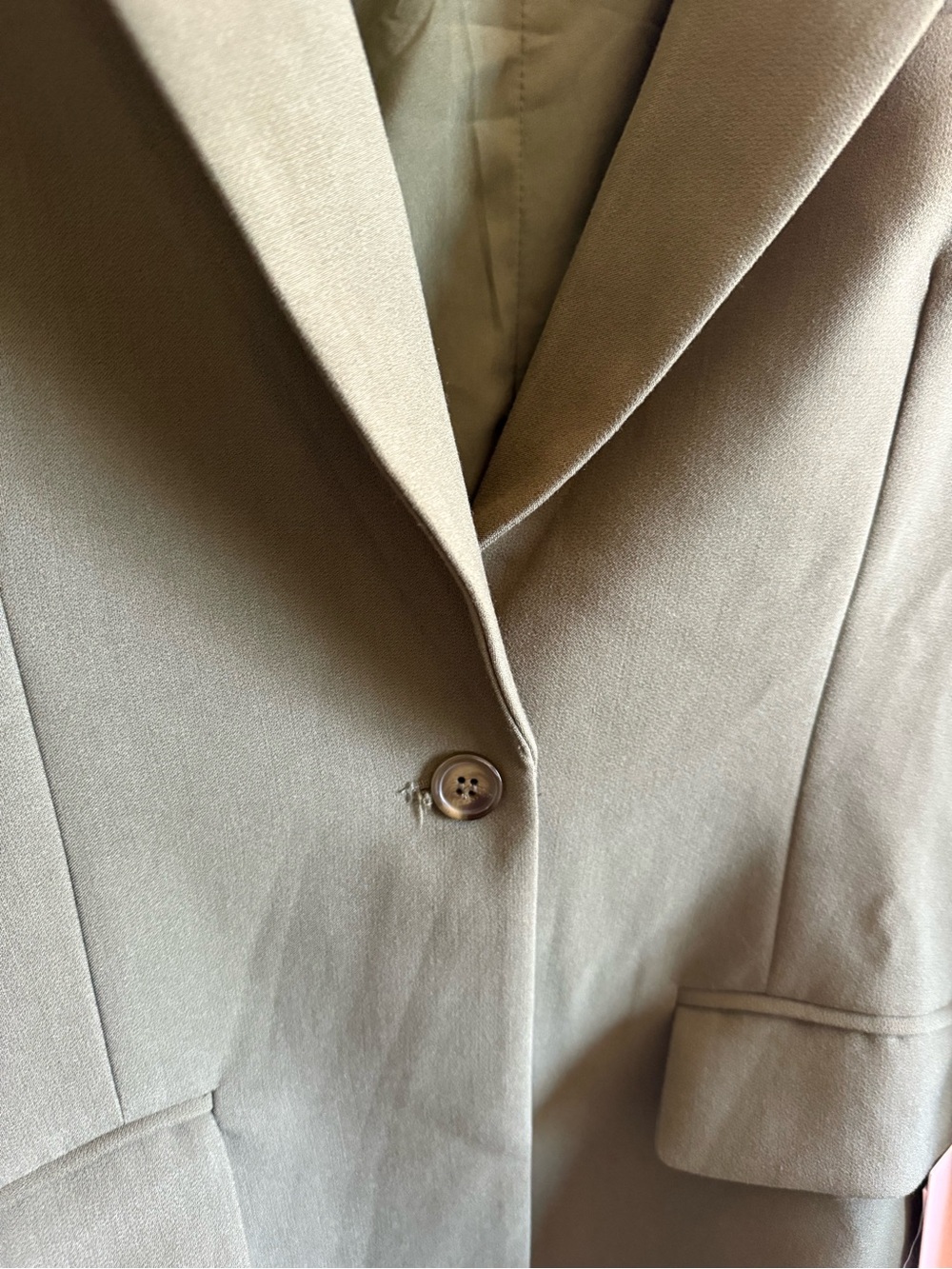 NWT Odd Muse The Ultimate Muse Blazer Olive Green Oversized Jacket Size Medium - Picture 7 of 10